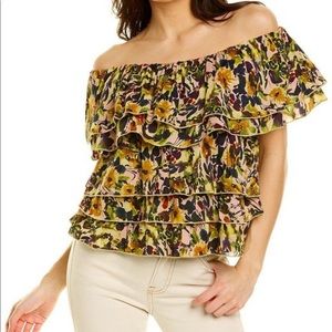 Matching Set Something Navy Cotton Frankie Shorts & Top Set Floral Ruffles